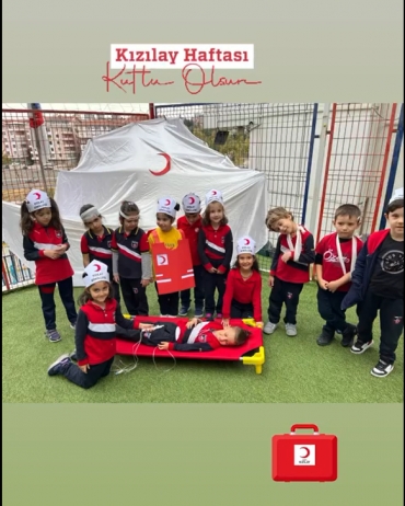 6 Yaş Gruplarından Kızılay haftası Kızılay Dramamız