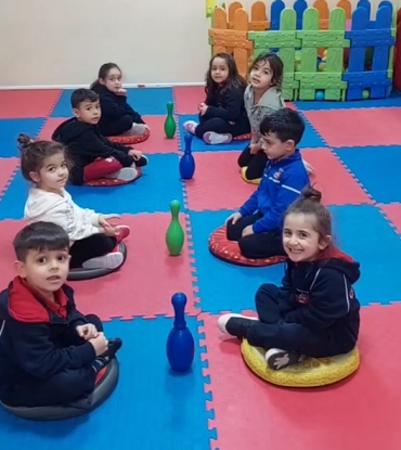 5 Yaş C Grubu Öğrencileri Oyun ve Hareket dersi