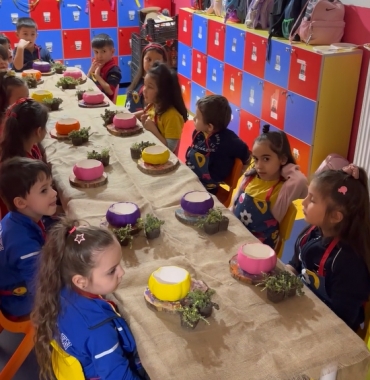6 yaş B sınıfı bitki atölyesi