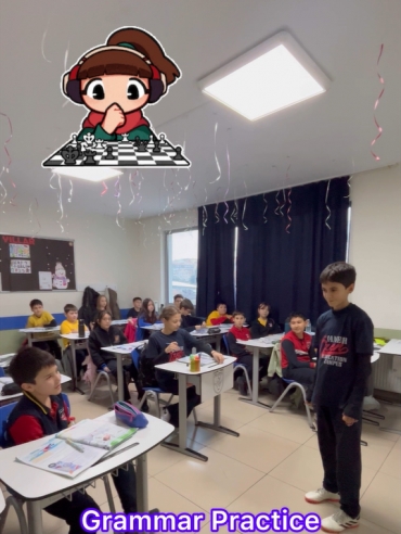 Our students have practiced grammar and vocabulary through acting, a funny and effective way for more practice of grammar and sports together. One students told his/her friend to act the sport he/she just said.