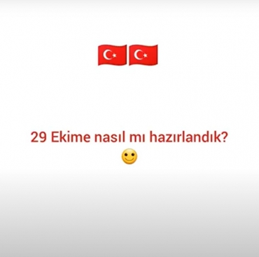 2/B sınıfı, adım adım 29 Ekim kutlaması yapıldı