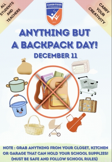 We said “Goodmorning” without our backpacks.