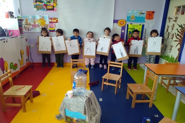 Anaokulu 6 yaş grubu / Işık Gölge Konusu