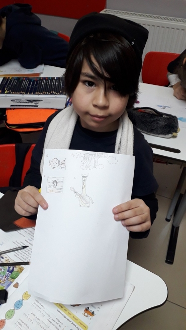 Native English Lesson. 3A. "Draw as long as you understand" activity