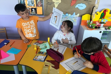 6 yaş A grubu / 1 Rakamı