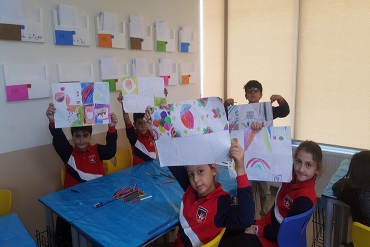 3. ve 4. sınıf / Nokta çizgi çalışması