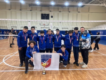 Okul sporları  federasyonu Yıldız erkekler Ankara Keçiören ilçe birincisi Caner Özen voleybol takımı birinci..