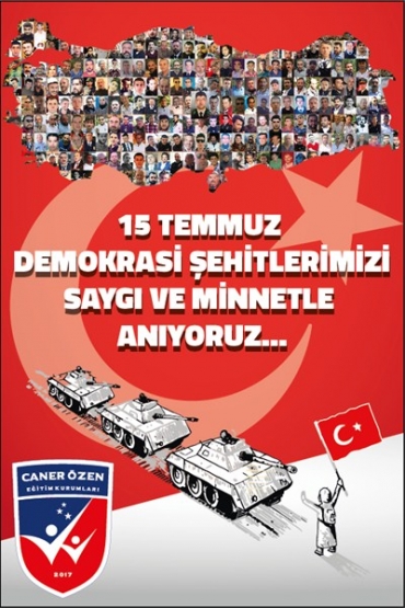 15 Temmuz Demokrasi Zaferi ve Şehitleri Anma Etkinliği