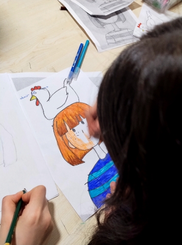 Hayal ettik, çizdik, karaktere dönüştürdük. Karikatür dersimizden kareler. ?✏️