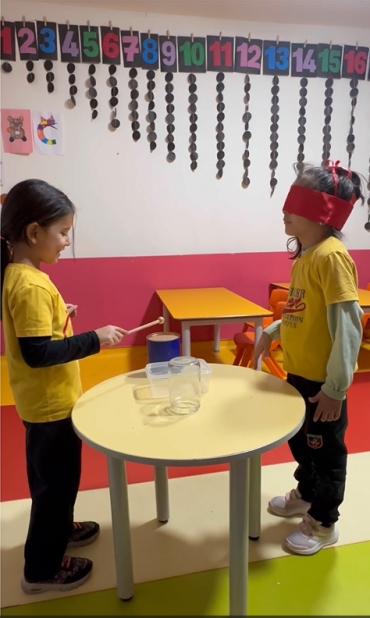 6 yaş B sınıfı ses deneyi