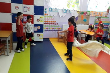 6 Yaş B Grubu / Örtü değmez oyunu